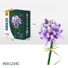 Load image into Gallery viewer, Flower Building Blocks Bricks 3D Model Toy Home Decoration Floral Plant Chrysanthemum Rose Flower Assembly Brick Girl Toy Child Gift
