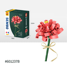 Load image into Gallery viewer, Flower Building Blocks Bricks 3D Model Toy Home Decoration Floral Plant Chrysanthemum Rose Flower Assembly Brick Girl Toy Child Gift
