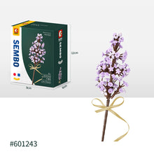 Load image into Gallery viewer, Flower Building Blocks Bricks 3D Model Toy Home Decoration Floral Plant Chrysanthemum Rose Flower Assembly Brick Girl Toy Child Gift
