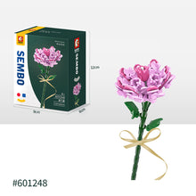 Load image into Gallery viewer, Flower Building Blocks Bricks 3D Model Toy Home Decoration Floral Plant Chrysanthemum Rose Flower Assembly Brick Girl Toy Child Gift
