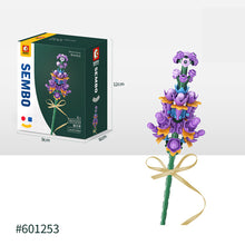 Load image into Gallery viewer, Flower Building Blocks Bricks 3D Model Toy Home Decoration Floral Plant Chrysanthemum Rose Flower Assembly Brick Girl Toy Child Gift
