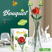 Load image into Gallery viewer, Flower Bouquet Building Blocks Bricks 3D Model Toy Home Decoration Floral Plant Rose Flower Sunflower Assembly Brick Girl Toy Child Gift
