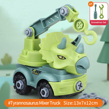Load image into Gallery viewer, Children's Assembly Construction Toy Dinosaur Engineering Car Excavator Truck Educational DIY Model Car Toys for Kids Boy Child Gifts
