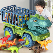 Load image into Gallery viewer, Children Dinosaur Engineering Car Toys Kids Large Size Transport Excavator Vehicles Carrier Truck Toy Pull Back Vehicle Gifts
