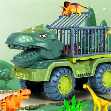 Load image into Gallery viewer, Children Dinosaur Engineering Car Toys Kids Large Size Transport Excavator Vehicles Carrier Truck Toy Pull Back Vehicle Gifts
