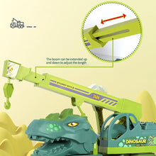 Load image into Gallery viewer, Children Dinosaur Engineering Car Toys Kids Large Size Transport Excavator Vehicles Carrier Truck Toy Pull Back Vehicle Gifts

