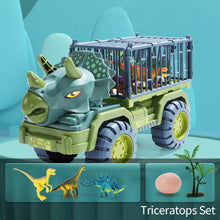 Load image into Gallery viewer, Children Dinosaur Engineering Car Toys Kids Large Size Transport Excavator Vehicles Carrier Truck Toy Pull Back Vehicle Gifts

