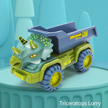 Load image into Gallery viewer, Children Dinosaur Engineering Car Toys Kids Large Size Transport Excavator Vehicles Carrier Truck Toy Pull Back Vehicle Gifts
