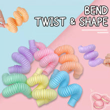 Load image into Gallery viewer, Pop Tubes Fidget Toy Stress Relieve Toys Children Autism Stress Relieve Plastic Bellows Kids Squeeze Toy Gifts
