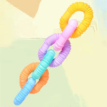 Load image into Gallery viewer, Pop Tubes Fidget Toy Stress Relieve Toys Children Autism Stress Relieve Plastic Bellows Kids Squeeze Toy Gifts
