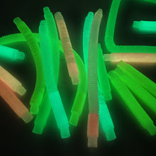 Load image into Gallery viewer, Luminous Pop Tubes Fidget Toy Stress Relieve Toys Children Autism Stress Relieve Plastic Bellows Kids Squeeze Toy Gifts
