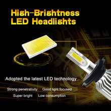Load image into Gallery viewer, 2Pcs Car H7 H8 H1 H3 hb3 LED Headlight COB H4 9005 9006 Bulb Headlamp led Headlight Motorcycle 12V 60W 12000LM
