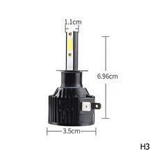 Load image into Gallery viewer, 2Pcs Car 360 Degree LED H7 H11 LED Bulb H1 H4 H8 H9 9005 HB3 9006 HB4 Auto Headlight Bulb Fog Light 12V 14000LM
