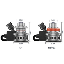 Load image into Gallery viewer, Pair Car H7 H8/H11 Headlight Bulb Lens Light Auto LED Headlight Projector Fog Light Modification
