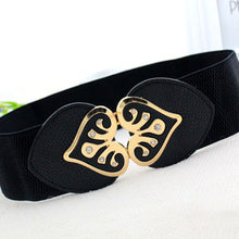 Load image into Gallery viewer, Women Elastic Waist Belt Versatile Elastic Decorative Wide Belt Dress Skirt Waist Elastic Belts
