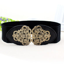 Load image into Gallery viewer, Women Elastic Waist Belt Versatile Elastic Decorative Wide Belt Dress Skirt Waist Elastic Belts
