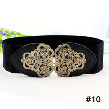 Load image into Gallery viewer, Women Elastic Waist Belt Versatile Elastic Decorative Wide Belt Dress Skirt Waist Elastic Belts
