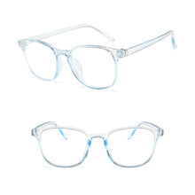 Load image into Gallery viewer, Retro Flat Glasses Fashion Comfortable Lightweight Frame Anti-Blue Light Glasses Transparent Glasses
