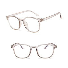 Load image into Gallery viewer, Retro Flat Glasses Fashion Comfortable Lightweight Frame Anti-Blue Light Glasses Transparent Glasses
