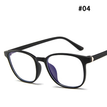 Load image into Gallery viewer, Retro Flat Glasses Fashion Comfortable Lightweight Frame Anti-Blue Light Glasses Transparent Glasses
