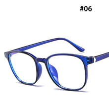 Load image into Gallery viewer, Retro Flat Glasses Fashion Comfortable Lightweight Frame Anti-Blue Light Glasses Transparent Glasses
