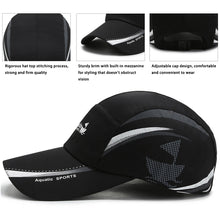 Load image into Gallery viewer, Quick-drying Baseball Cap Casual Peaked Cap Gauze Stitching Cap Women Men Cotton Adjustable Cap
