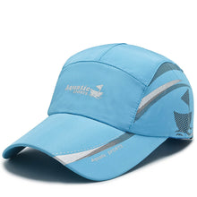 Load image into Gallery viewer, Quick-drying Baseball Cap Casual Peaked Cap Gauze Stitching Cap Women Men Cotton Adjustable Cap
