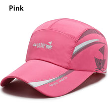 Load image into Gallery viewer, Quick-drying Baseball Cap Casual Peaked Cap Gauze Stitching Cap Women Men Cotton Adjustable Cap
