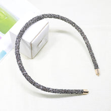 Load image into Gallery viewer, Women Hair Hoop Thin Rhinestone Headband All-match Temperament Simple Headband Hair Accessories

