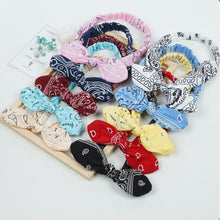 Load image into Gallery viewer, Women Hairband Bunny Ears Knotted Elastic Hairband Cute Headband Multicolor Hair Hoop Hair Accessories
