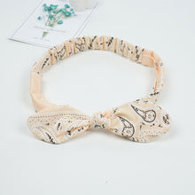 Load image into Gallery viewer, Women Hairband Bunny Ears Knotted Elastic Hairband Cute Headband Multicolor Hair Hoop Hair Accessories
