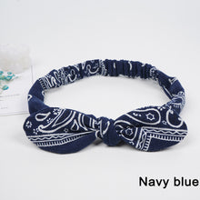 Load image into Gallery viewer, Women Hairband Bunny Ears Knotted Elastic Hairband Cute Headband Multicolor Hair Hoop Hair Accessories
