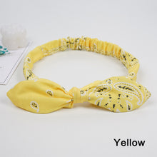 Load image into Gallery viewer, Women Hairband Bunny Ears Knotted Elastic Hairband Cute Headband Multicolor Hair Hoop Hair Accessories
