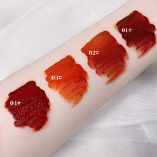 Load image into Gallery viewer, 4 Colors Velvet Lip Glaze Mist Glaze Mud Moisturizing Lip Glaze Lip Gloss Lipstick Lips Makeup Cosmetic
