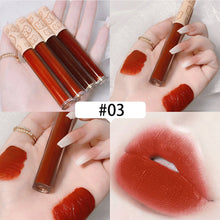 Load image into Gallery viewer, 4 Colors Velvet Lip Glaze Mist Glaze Mud Moisturizing Lip Glaze Lip Gloss Lipstick Lips Makeup Cosmetic

