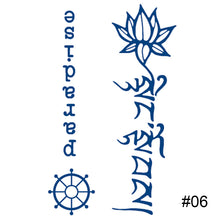 Load image into Gallery viewer, Herbal Tattoo Stickers Waterproof Long Lasting Tattoo Stickers Body Art Tattoo Fake Tattoo Sticker For Women Men
