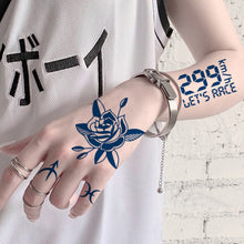 Load image into Gallery viewer, Herbal Tattoo Sticker Plant Waterproof Long Lasting Tattoo Sticker Body Art Tattoo Sticker For Women Men
