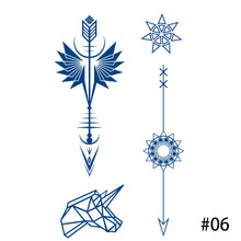 Load image into Gallery viewer, Herbal Tattoo Sticker Plant Waterproof Long Lasting Tattoo Sticker Body Art Tattoo Sticker For Women Men
