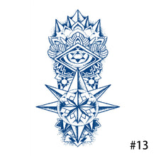 Load image into Gallery viewer, Herbal Tattoo Sticker Plant Waterproof Long Lasting Tattoo Sticker Body Art Tattoo Sticker For Women Men
