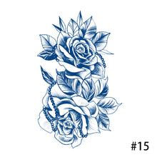 Load image into Gallery viewer, Herbal Tattoo Sticker Plant Waterproof Long Lasting Tattoo Sticker Body Art Tattoo Sticker For Women Men
