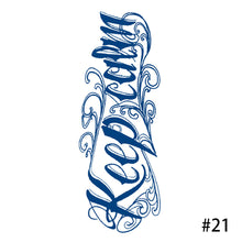 Load image into Gallery viewer, Herbal Tattoo Sticker Plant Waterproof Long Lasting Tattoo Sticker Body Art Tattoo Sticker For Women Men
