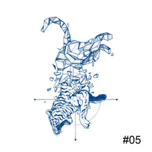 Load image into Gallery viewer, Herbal Tattoo Sticker Plant Semi Permanent Waterproof Tattoo Sticker Body Art Tattoo Sticker For Women Men
