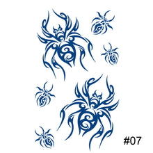 Load image into Gallery viewer, Herbal Tattoo Sticker Plant Semi Permanent Waterproof Tattoo Sticker Body Art Tattoo Sticker For Women Men

