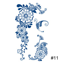 Load image into Gallery viewer, Herbal Tattoo Sticker Plant Semi Permanent Waterproof Tattoo Sticker Body Art Tattoo Sticker For Women Men
