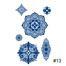 Load image into Gallery viewer, Herbal Tattoo Sticker Plant Semi Permanent Waterproof Tattoo Sticker Body Art Tattoo Sticker For Women Men
