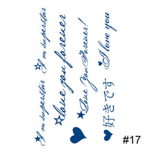 Load image into Gallery viewer, Herbal Tattoo Sticker Plant Semi Permanent Waterproof Tattoo Sticker Body Art Tattoo Sticker For Women Men
