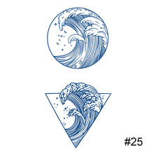 Load image into Gallery viewer, Herbal Tattoo Sticker Plant Semi Permanent Waterproof Tattoo Sticker Body Art Tattoo Sticker For Women Men
