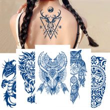 Load image into Gallery viewer, Herbal Tattoo Sticker Plant Waterproof Long Lasting Tattoo Sticker Body Art Tattoo Sticker For Women Men
