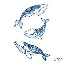 Load image into Gallery viewer, Herbal Tattoo Sticker Plant Waterproof Long Lasting Tattoo Sticker Body Art Tattoo Sticker For Women Men
