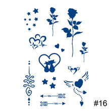 Load image into Gallery viewer, Herbal Tattoo Sticker Plant Waterproof Long Lasting Tattoo Sticker Body Art Tattoo Sticker For Women Men
